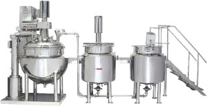 Automatic oinemnet cream manufacturing plant